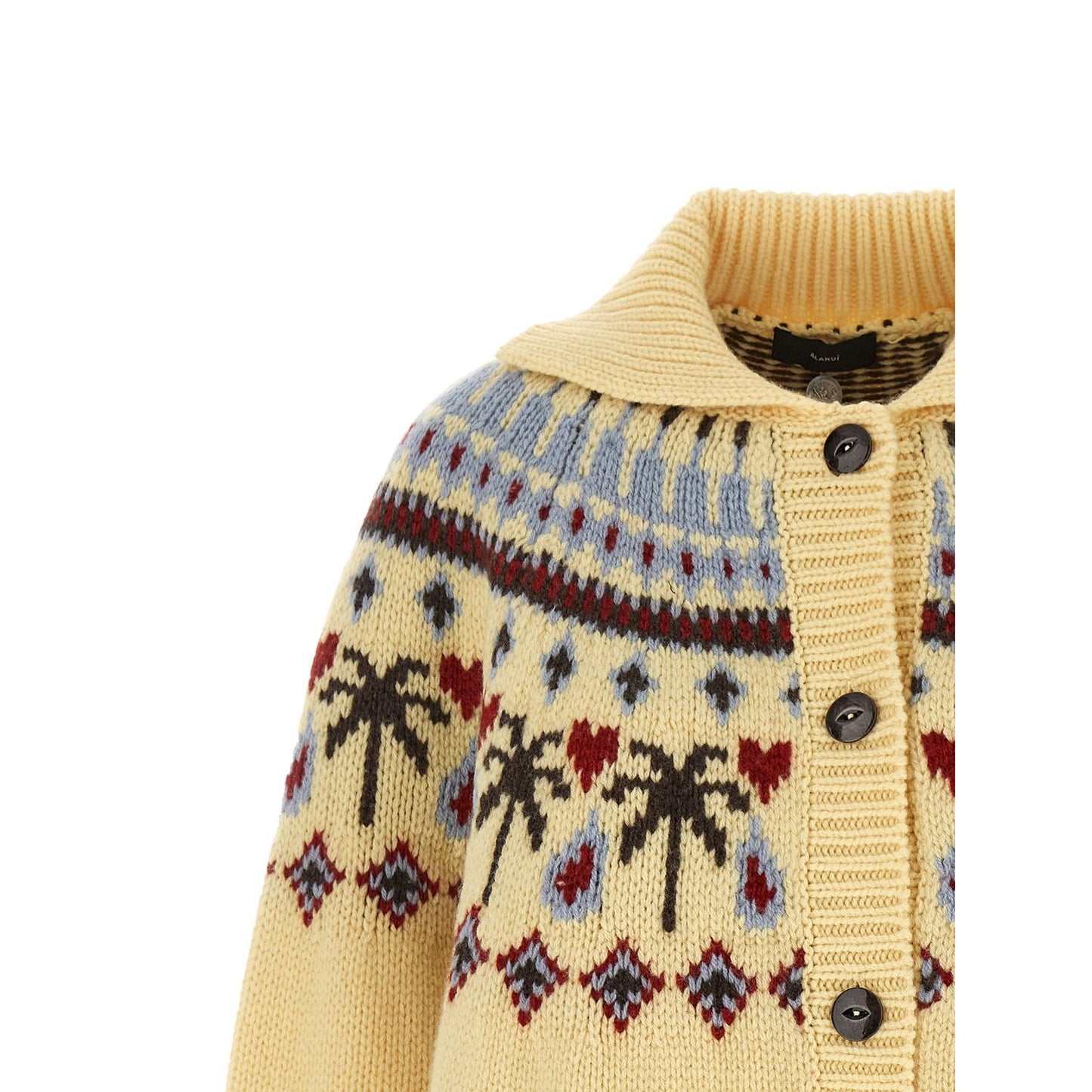 Alanui Multicolor Virgin Wool Cardigan