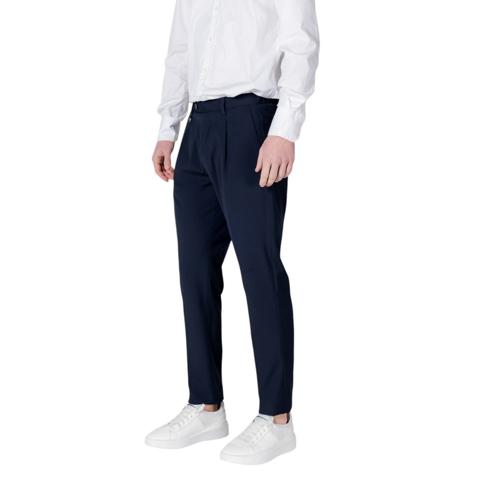Antony Morato Blue Polyester Dress Pants