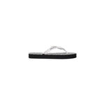 Armani Exchange Black And White Rubber Flip-Flop Sandal