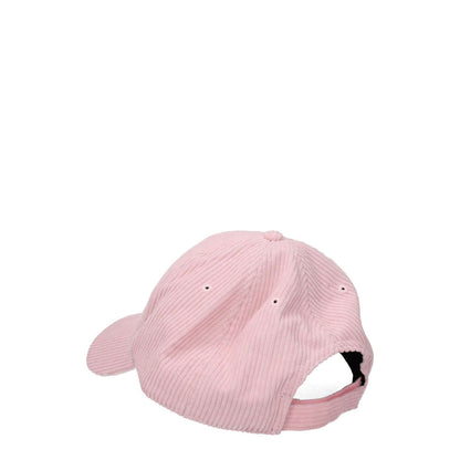 Back view of Autry Pink Cotton Cap (Baseball Hat) showcasing strap closure and casual style.
