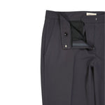 BLANCA VITA Cropped Trousers with side pockets, belt loops, and hook closure in polyester and elastane, women's fashion made in Italy.