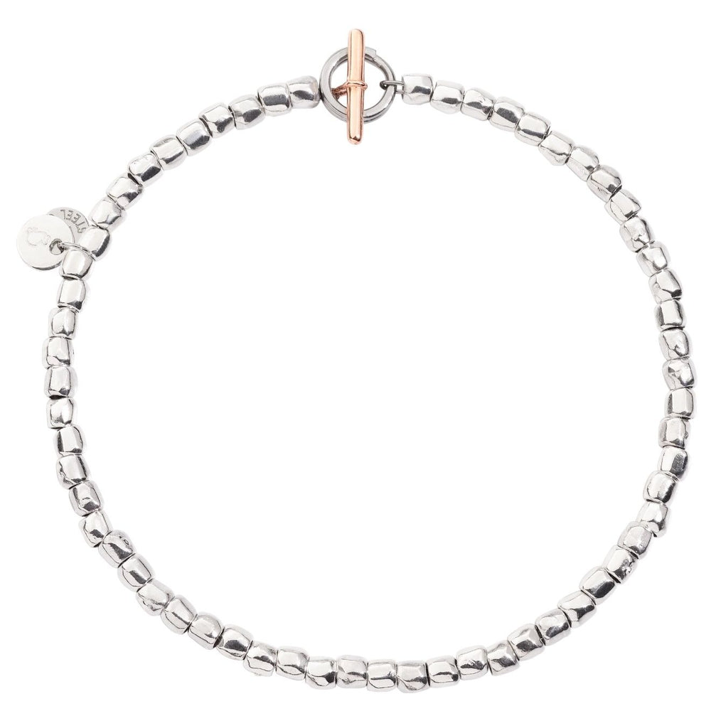 BRACCIALI DODO MOD. DBC0002GRANXGAGMXXL silver bracelet with toggle clasp