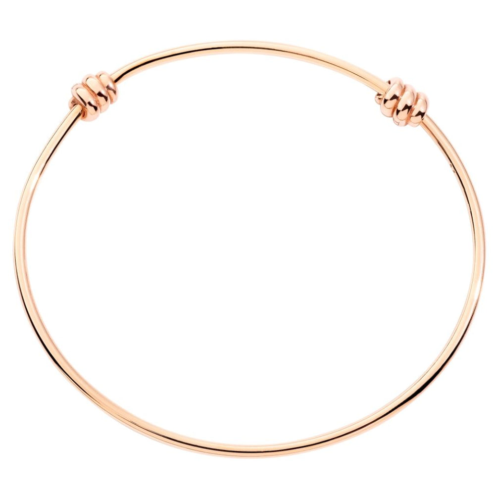 BRACCIALI DODO MOD. DBC0005KNOT00009RM rose gold bracelet with knot design