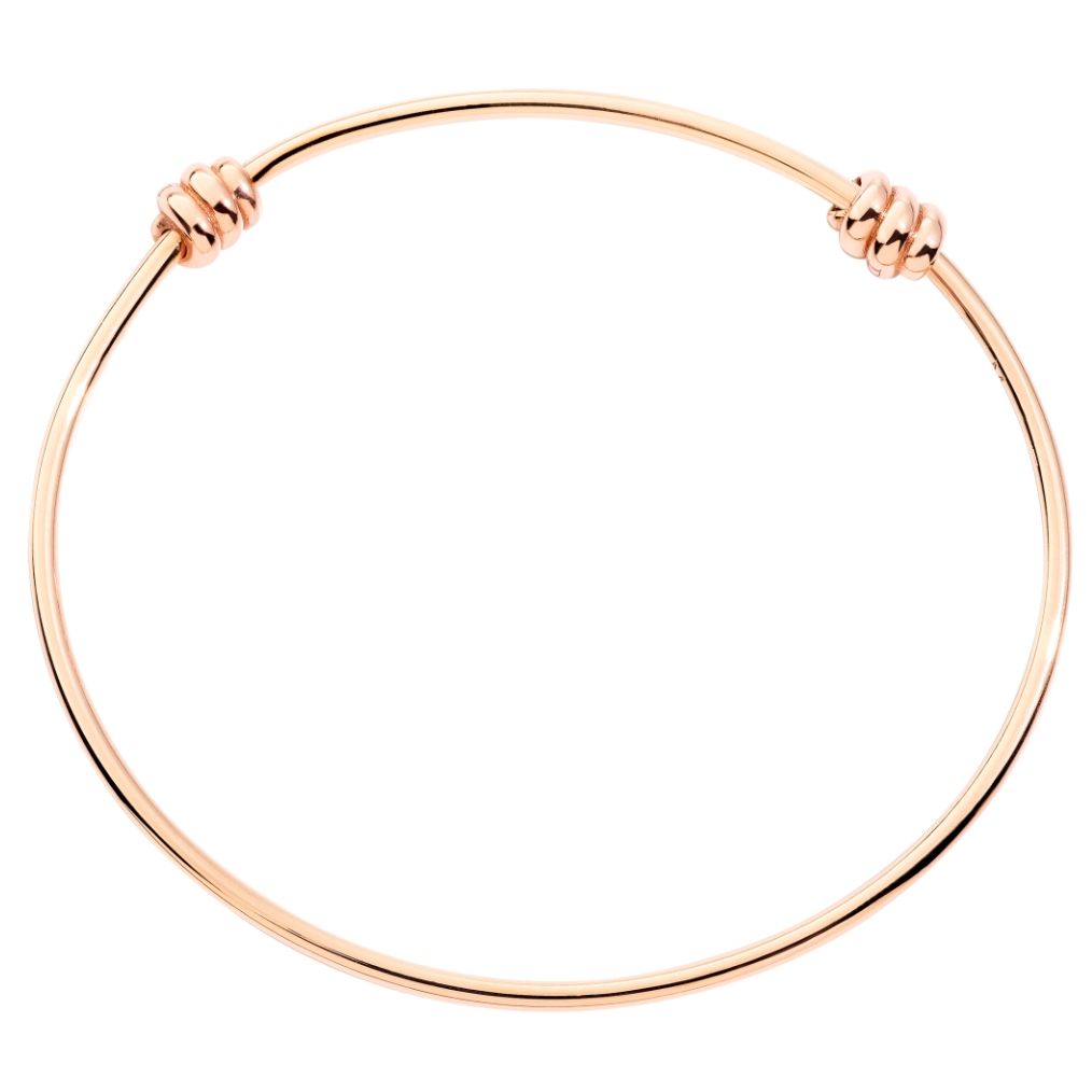 BRACCIALI DODO MOD. DBC0005KNOT00009RM rose gold bracelet with knot design