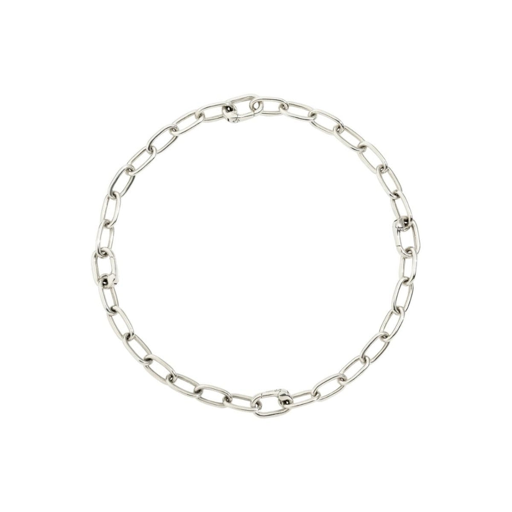 BRACCIALI DODO MOD. DBC2002LOCKS000AGS silver chain bracelet image
