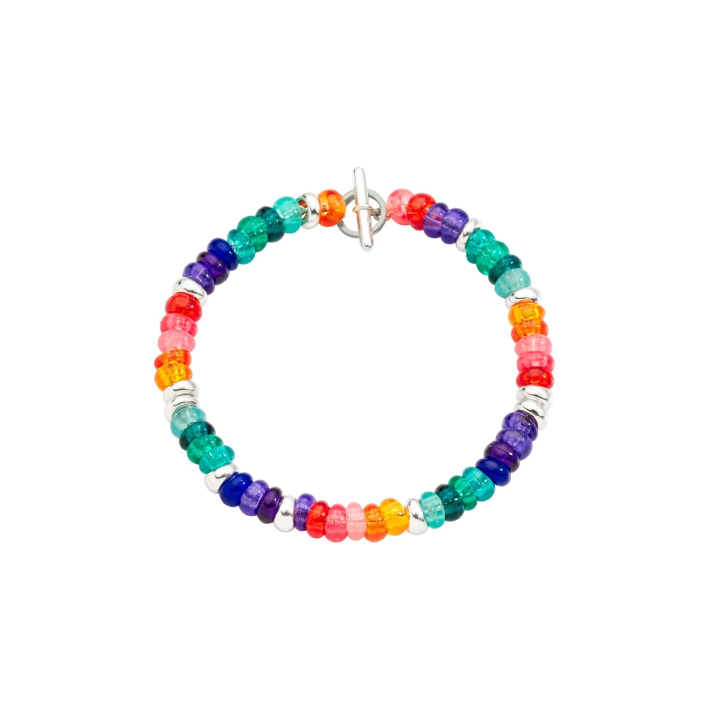BRACCIALI DODO MOD. DBC2004RONDERN0AGXL colorful bead bracelet