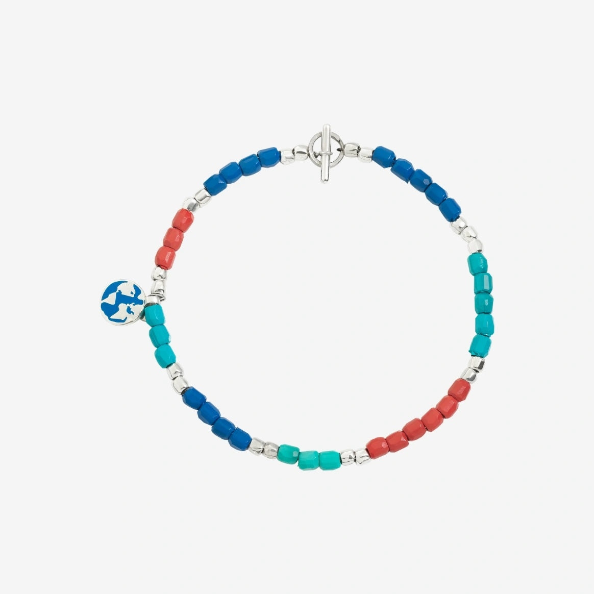 Colorful beaded bracelet with charm, BRACCIALI DODO MOD. DBC2009GRANXSVAMX.