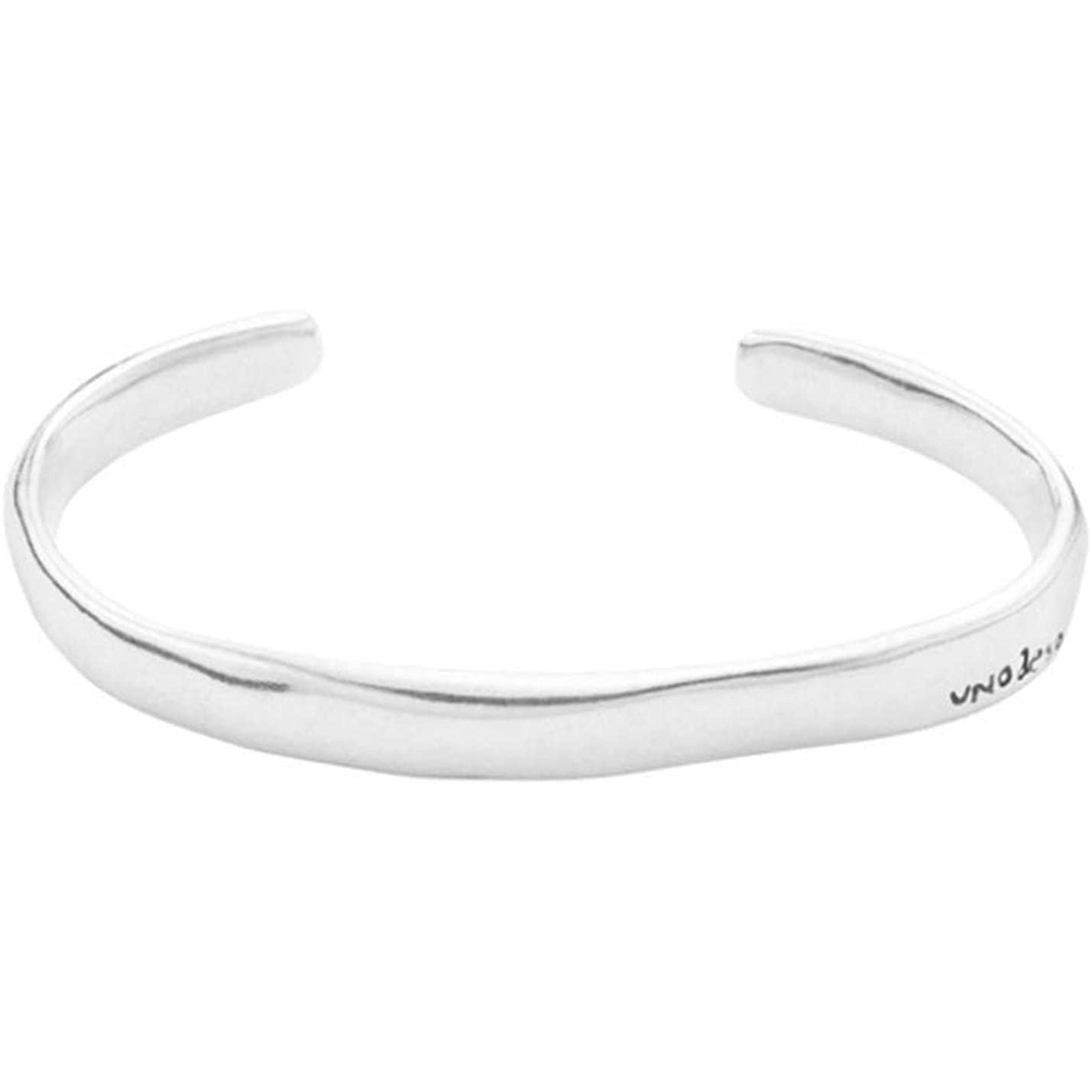 BRACCIALI UNO DE 50 MOD. UD_PUL1845MTL0000L, elegant silver bracelet with minimalist design.