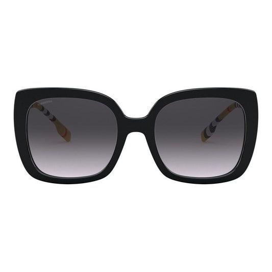 BURBERRY MOD. CAROLL BE 4323 acetate lady sunglasses with dark lenses and black frame