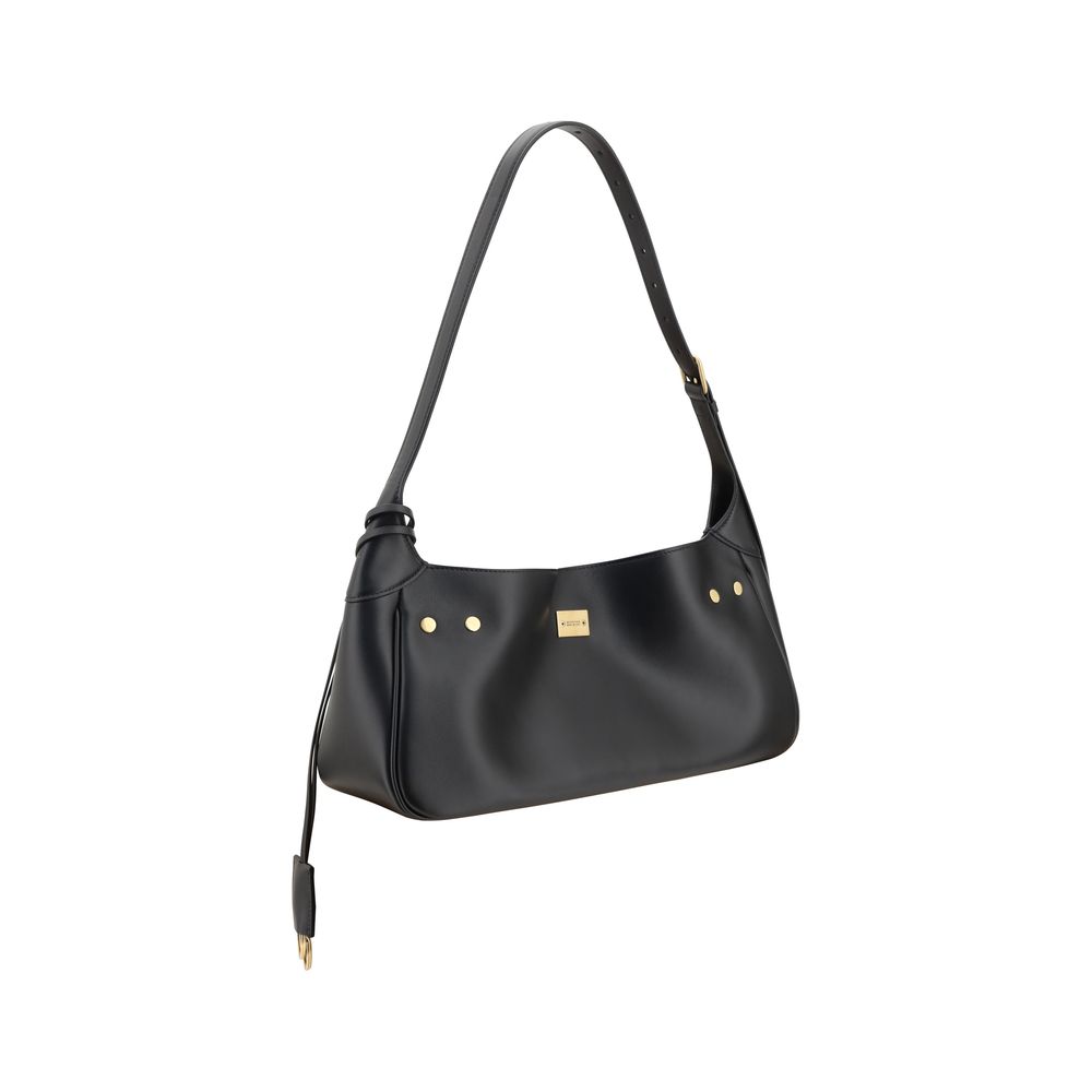 Front view with bag zipped and handles upright.