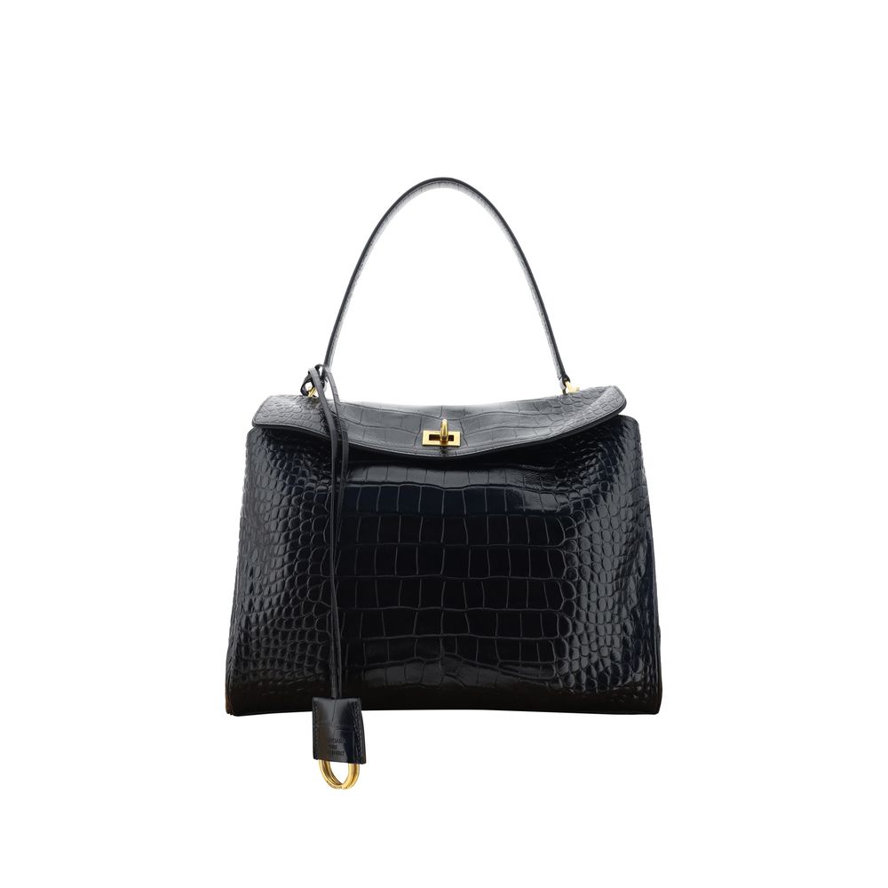 Front view with bag zipped and handles upright.