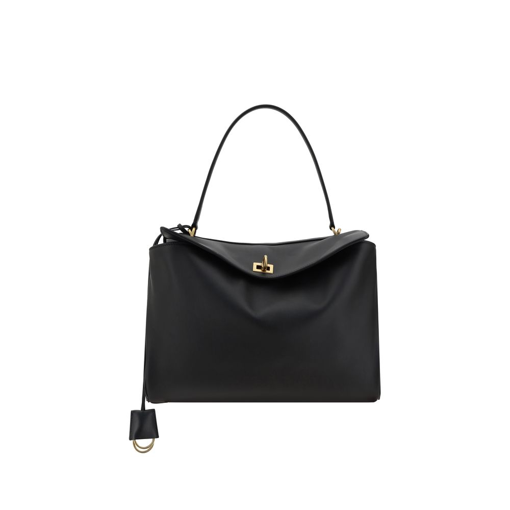 Front view with bag zipped and handles upright.
