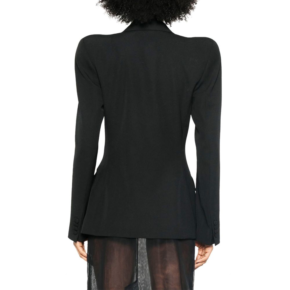 Front view with bag zipped and handles upright.