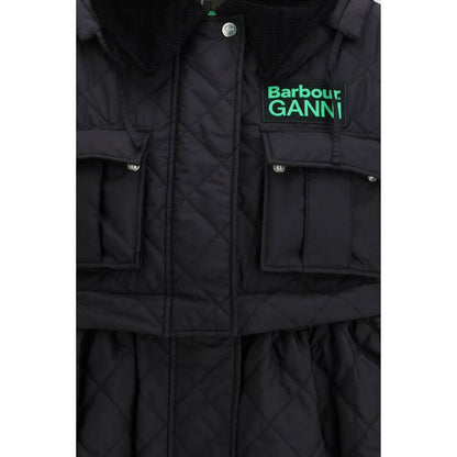 Barbour Black Polyester Coat 10,1728,72470364320,Barbour,Black,Clothing,Coats - Jackets & Coats - Clothing,Jackets & Coats - Clothing,New with tags,Women