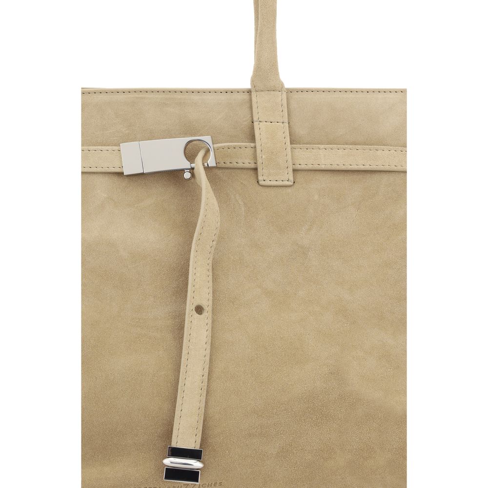 Front view with bag zipped and handles upright.