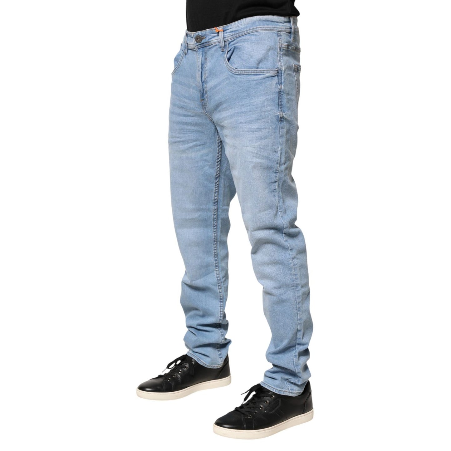 Blend Light Blue Twister Mid Waist Skinny Fit Men Denim Jeans
