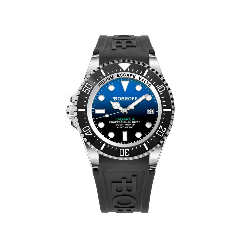 Bobroff Black Synthetic Sport Watch