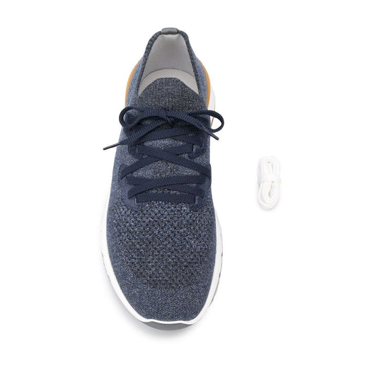 Brunello Cucinelli Cotton chiné knit runners Sneakers