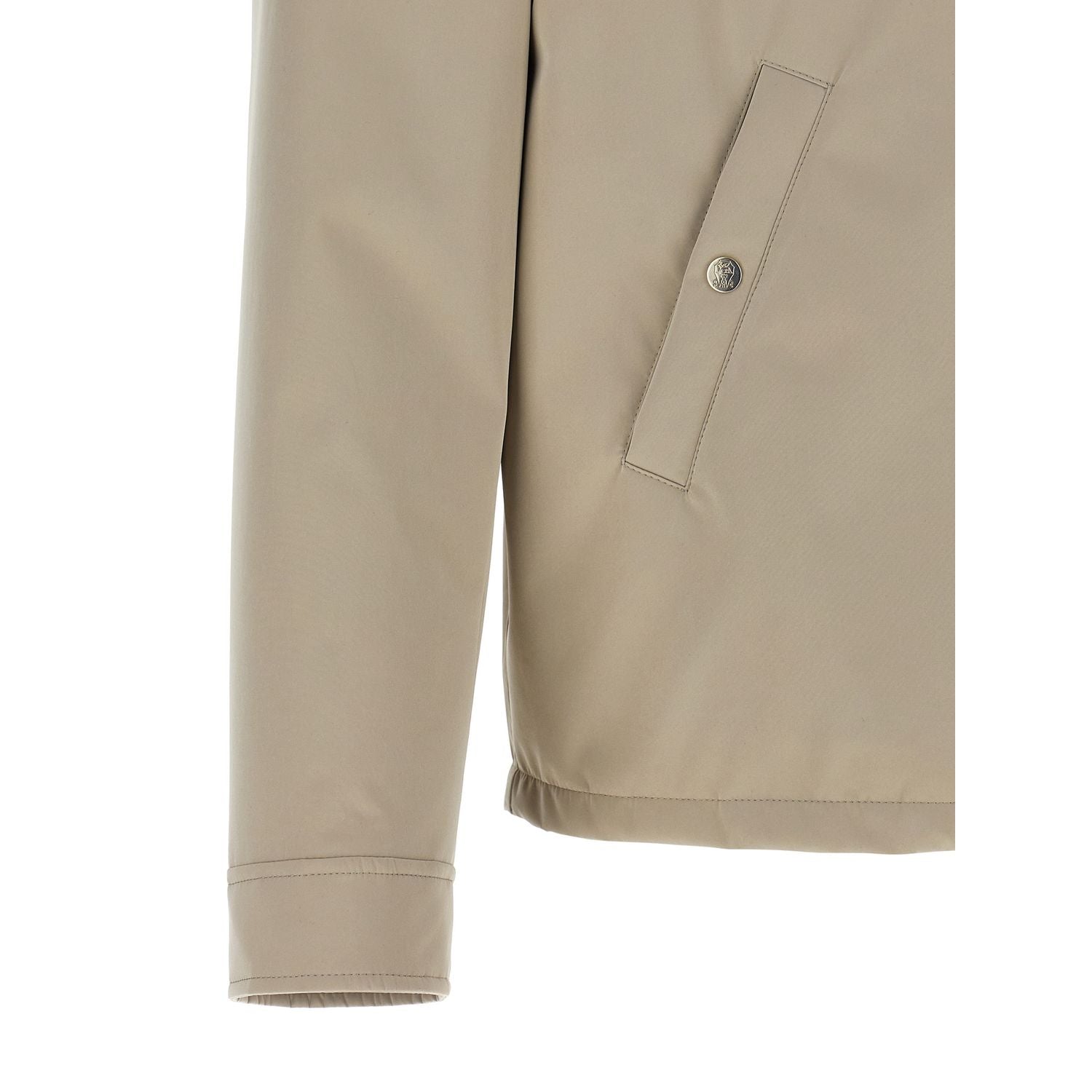 Brunello Cucinelli Gray Polyester Full-Length Jacket