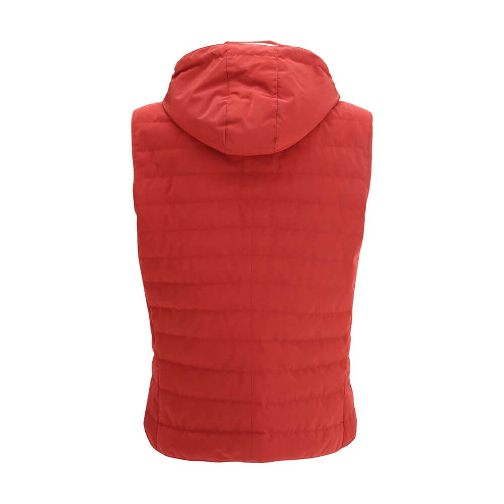 Brunello Cucinelli Multicolor Polyester Sleveless Jacket