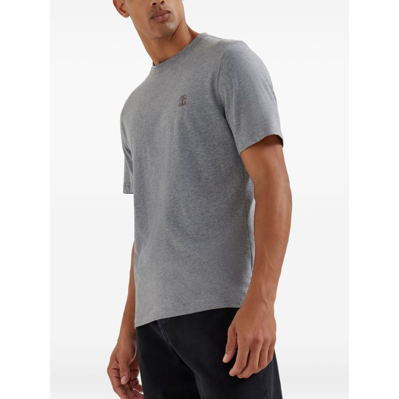 Brunello Cucinelli T-shirts and Polos Grey