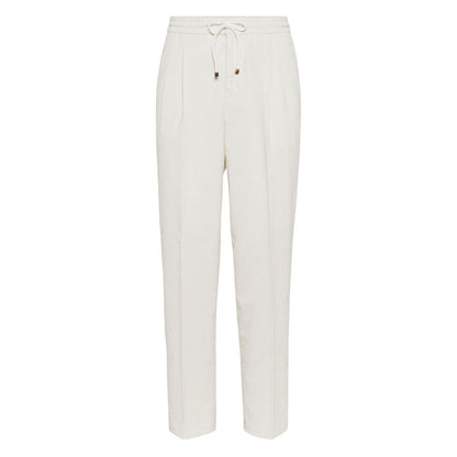 Brunello Cucinelli Trousers White Trousers