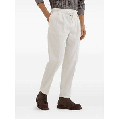 Brunello Cucinelli Trousers White Trousers