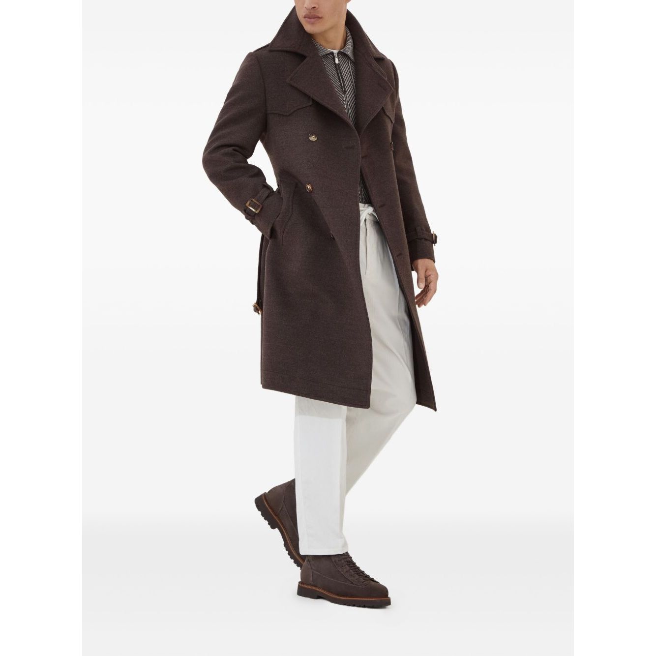 Brunello Cucinelli Trousers White Trousers