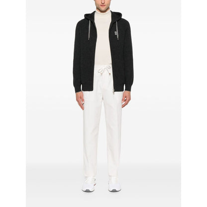 Brunello Cucinelli Zip-up hooded cardigan Topwear