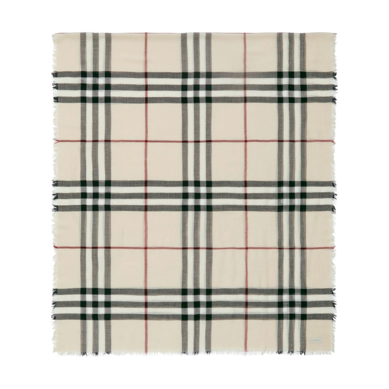 Burberry Check wool scarf