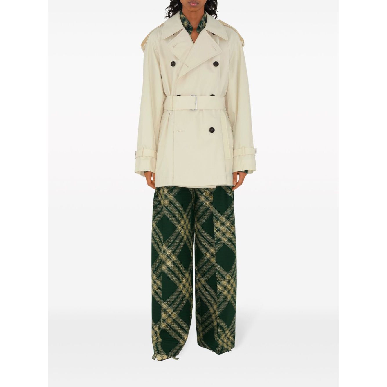 Burberry Short Belted Trench Coat