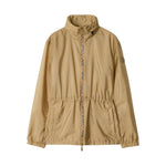 Burberry Short nylon parka with check motif, showcasing stylish and versatile outerwear in a neutral color, designed for comfort and elegance.