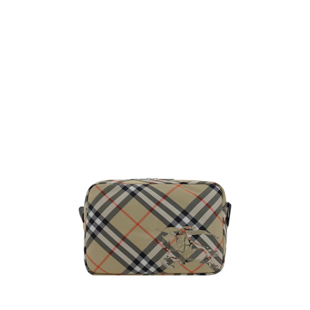 Front view with bag zipped and handles upright.
