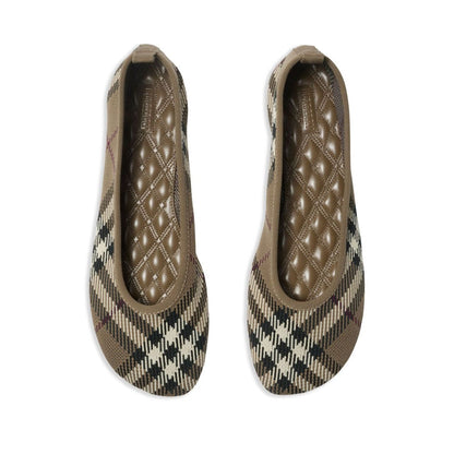 Burberry checkered Ballerina in jacquard