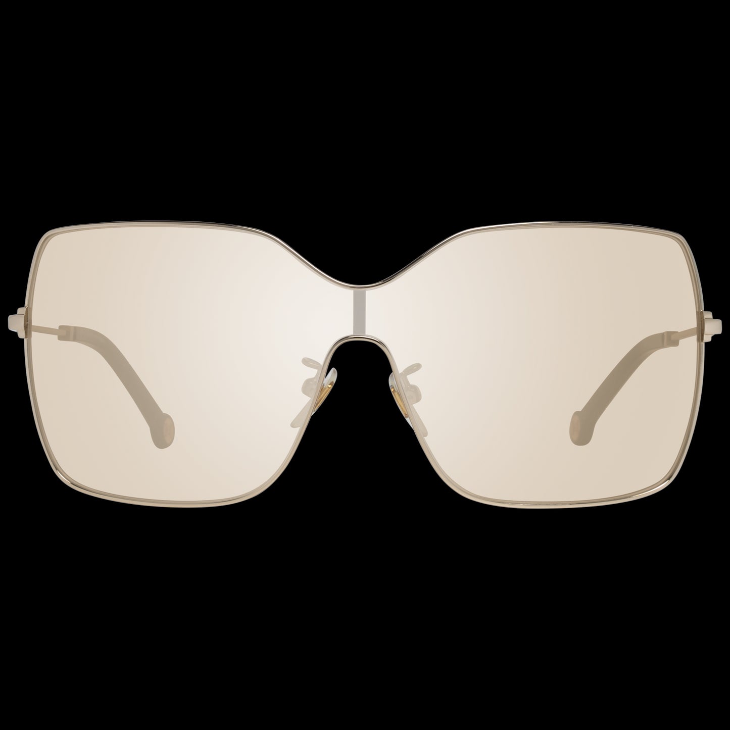 CAROLINA HERRERA MOD. SHE175 99300G lady sunglasses with official box packaging, elegant design.