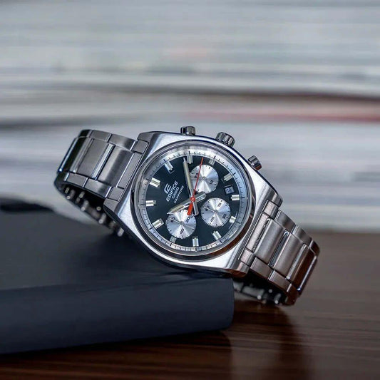 CASIO EDIFICE Mod. MOTORSPORT CHRONOGRAPH BLACK WATCHES