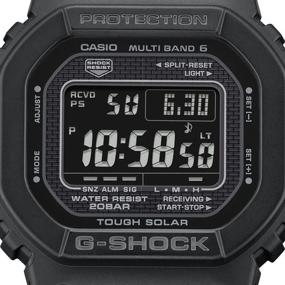 CASIO G-SHOCK Mod. THE NEW ORIGIN Multiband 6 - TOUGH SOLAR - FULL BLACK WATCHES