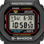 Digital display of CASIO G-SHOCK Mod. THE ORIGIN - RE-EDITION SUPER ILLUMINATOR wristwatch showing time and date.