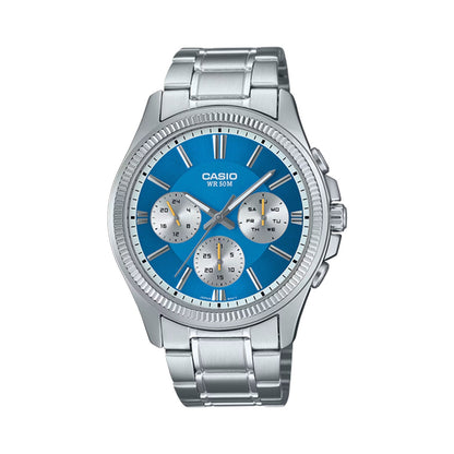 CASIO Mod. DAY DATE MULTIFUNCTION - LIGHT BLUE Category - Watches,Gent,gent re,Gent Ready stocked Watches,Men,READY STOCKED WATCHES,Watches,Watches - Accessories,Wristwatch