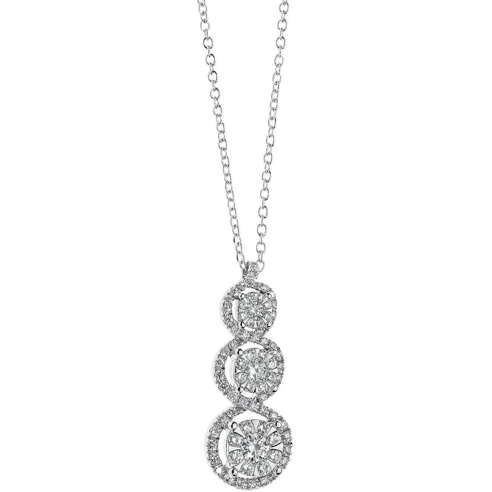Elegant necklace showcasing sparkling diamonds, COLLANE COMETE MOD. GLB1046, with exquisite craftsmanship. Ideal for special occasions.