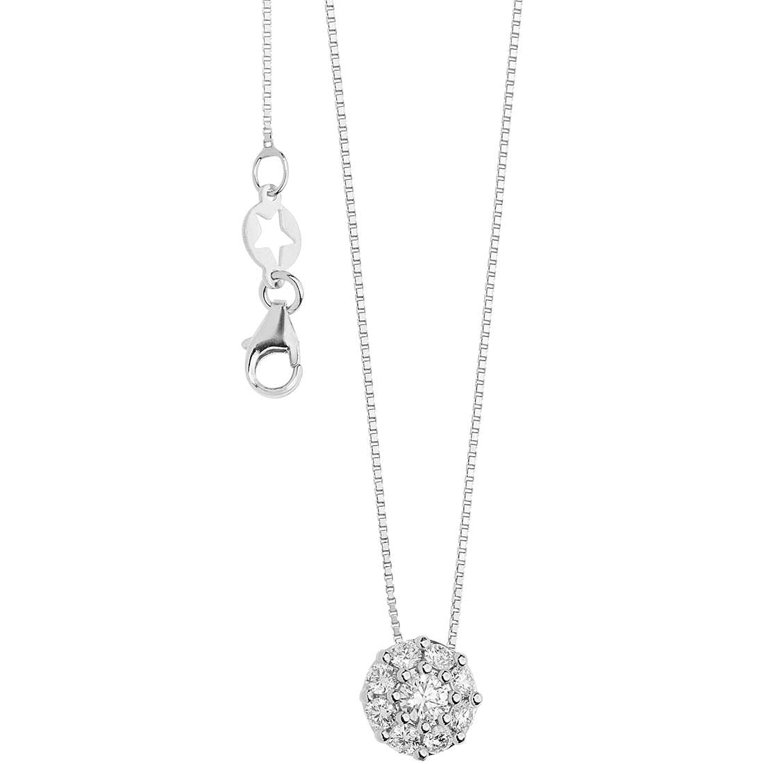 Elegant necklace featuring a dazzling pendant, identified as COLLANE COMETE MOD. GLB1586, with a sleek chain and secure clasp.