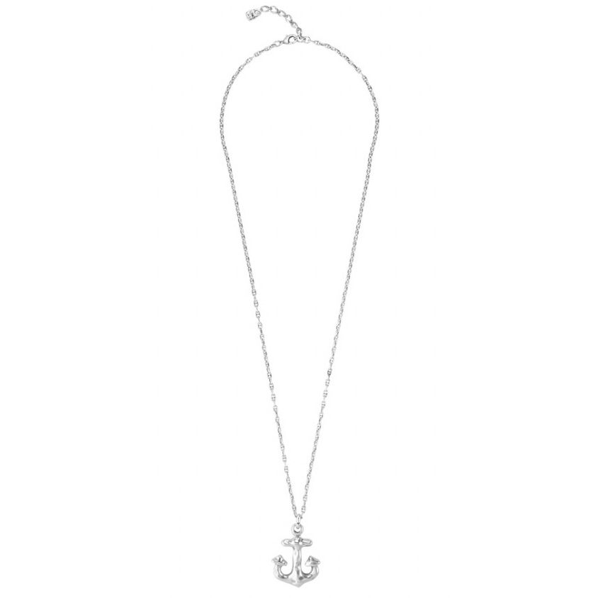 COLLANE UNO DE 50 MOD. UD_COL1369MTL0000U silver anchor necklace