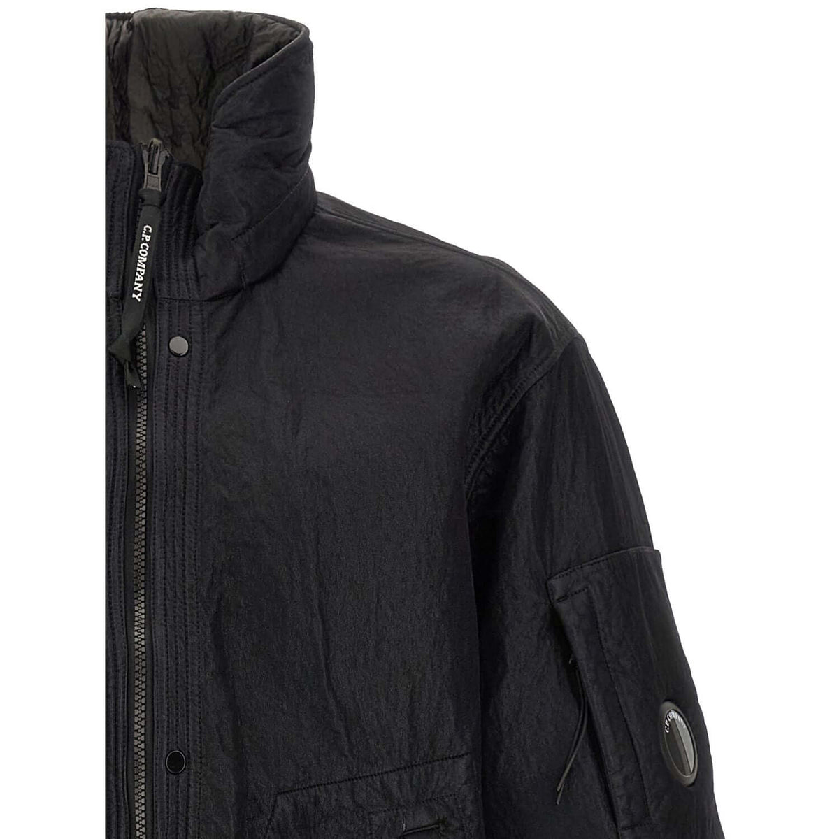 C.P. Company Black Polyamide Shell Jacket