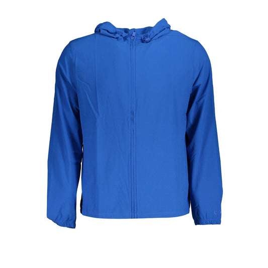 Calvin Klein Blue Polyester Men's Sports Jacket 1728,67403481248,Blue,Bombers - Jackets & Coats - Clothing,Calvin Klein,Clothing,Jackets & Coats - Clothing,L,M,Men,New with tags,S,Sportswear - Clothing,Sweatshirt - Sportswear - Clothing,XL,XXL