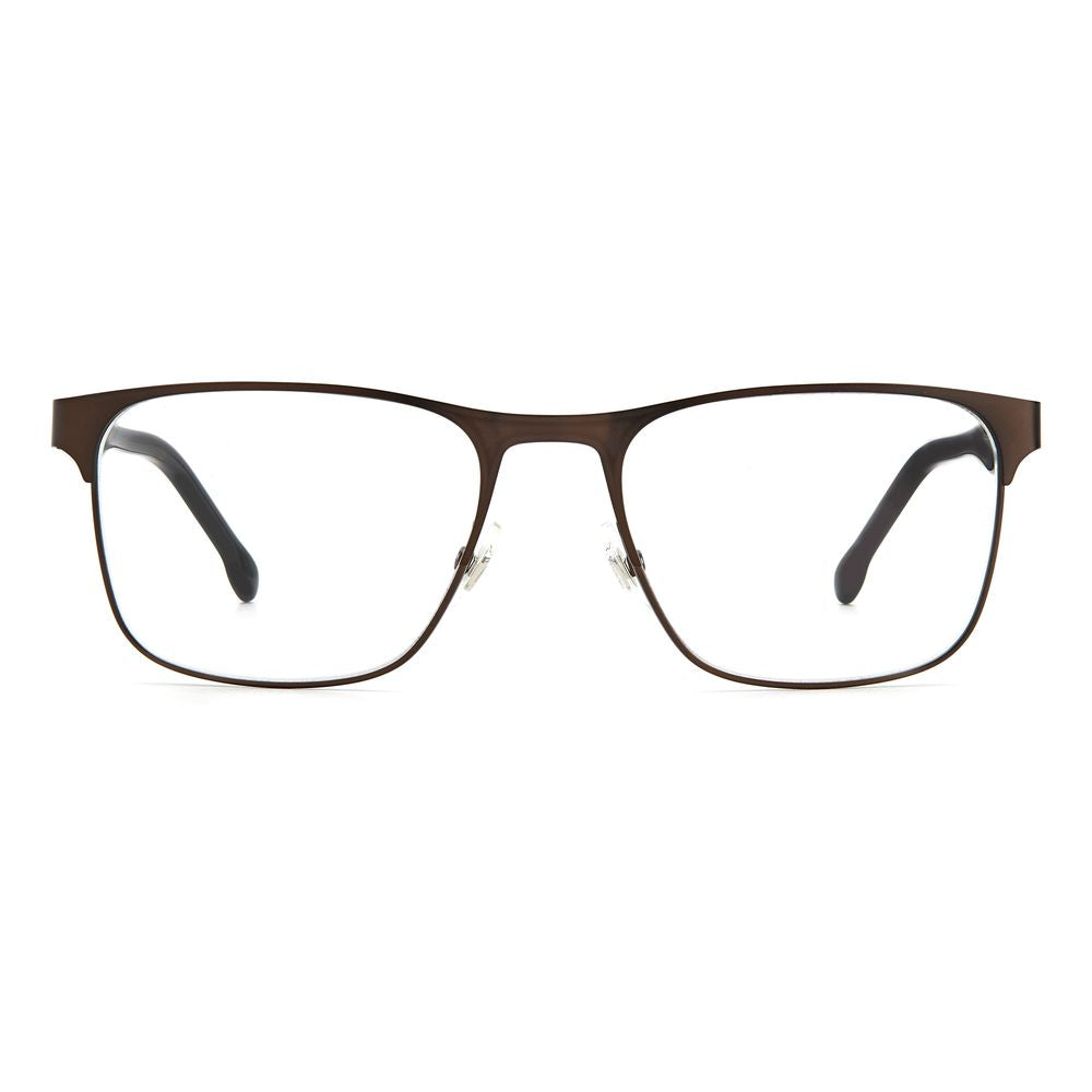 Carrera Black And White Metal Frames unisex eyeglasses CARRERA2033T4, size 55/18/145 mm, featuring sleek metal design.