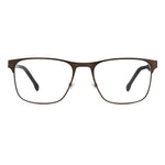 Carrera Black And White Metal Frames unisex eyeglasses CARRERA2033T4, size 55/18/145 mm, featuring sleek metal design.