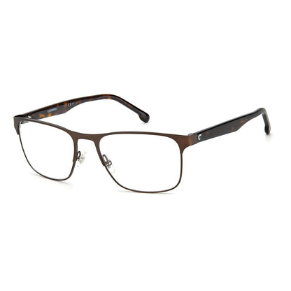 Carrera Black And White Metal Glasses (Frames) - Unisex eyewear featuring metal frame, 55/18/145 mm dimensions, stylish design.