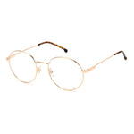 Carrera Gold Stainless Steel Frames - Unisex glasses with gold copper color and stainless steel material, size 52/20/145mm.