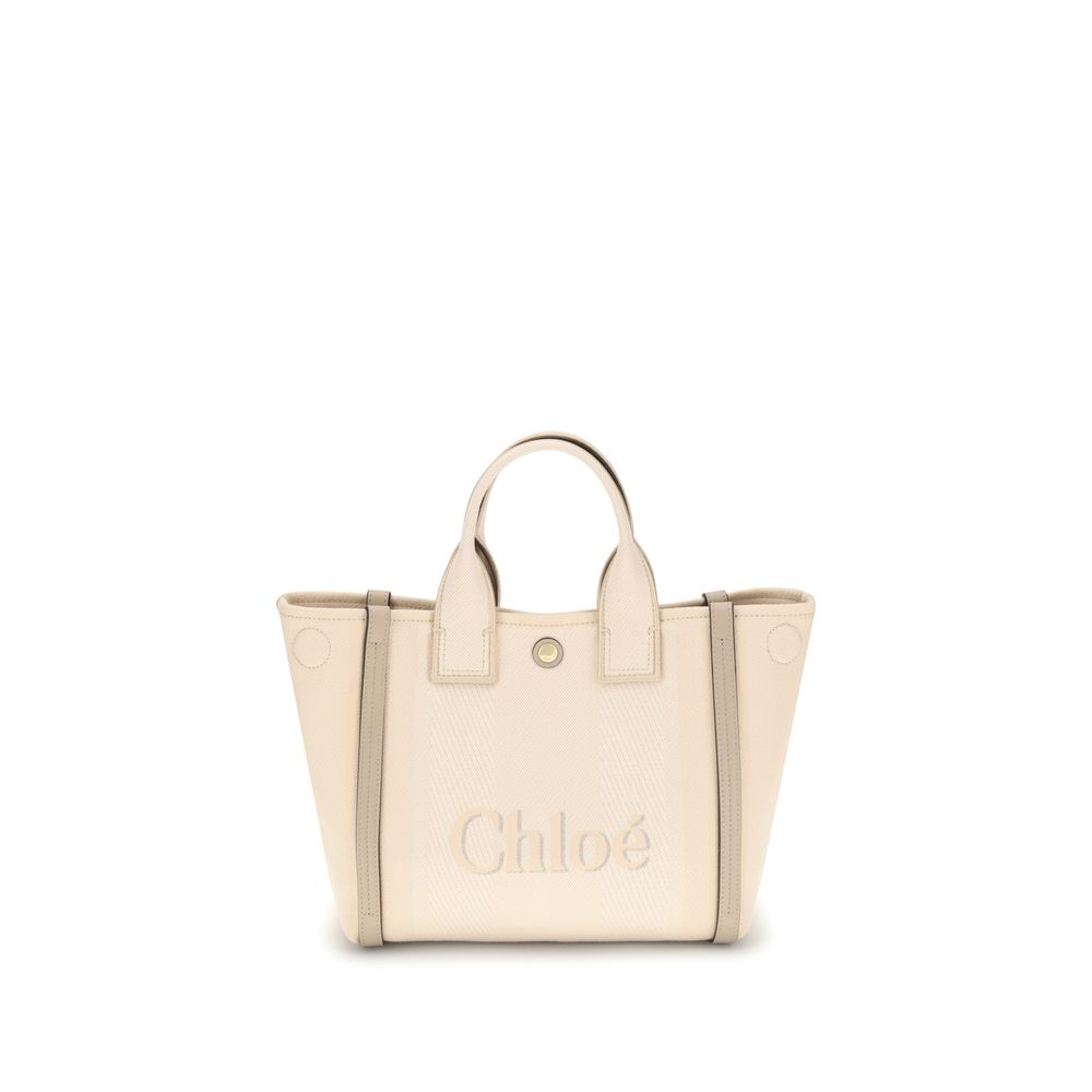 Front view with bag zipped and handles upright.