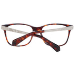 Christian Lacroix Brown Women Glasses Frame in acetate, full-rim square style with 51mm lenses, tortoiseshell finish.